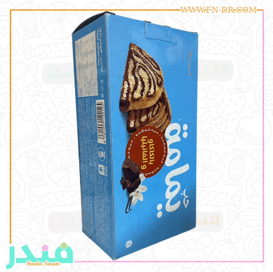 كيك يمامه عائلي بالفانيليا والشوكلاته