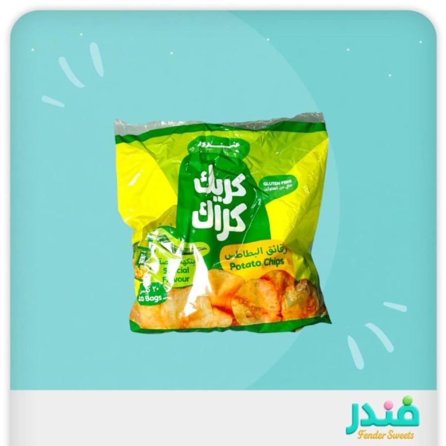 كريك كراك بنكهة خاصه خالي من الغلوتين من غندور