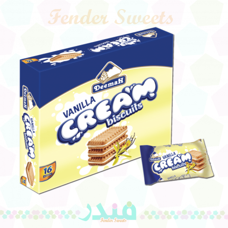 ديمه بسكويت بكريمة الفانيليا