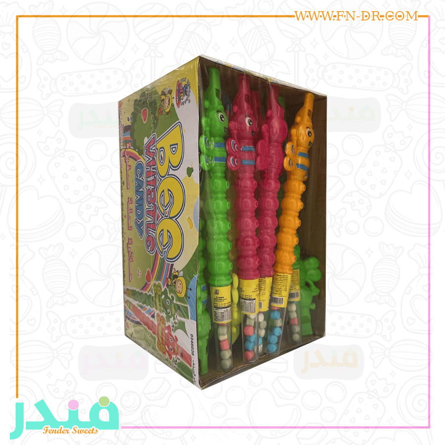 حلاوة ولعبة صفيره على شكل نحله