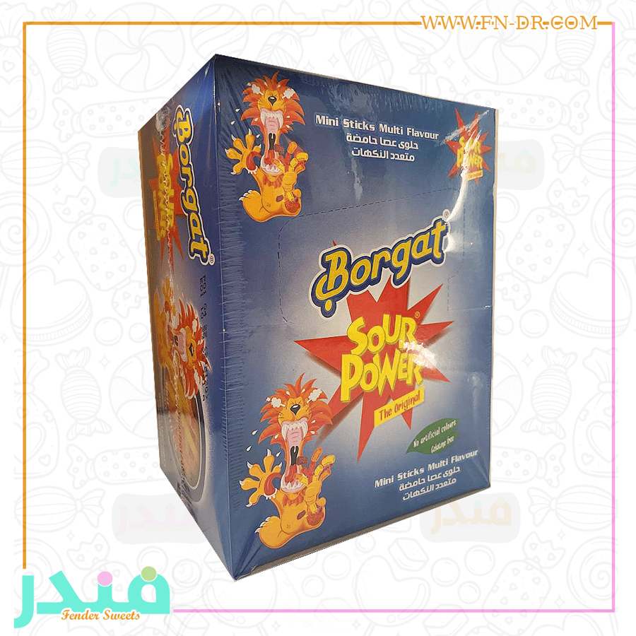 بورقات حلوى عصا حامضة متعدد النكهات
