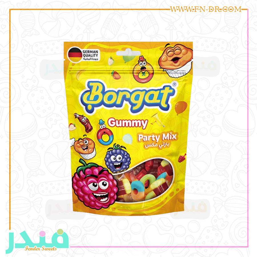 بورقات حلوى جلي مشكلة