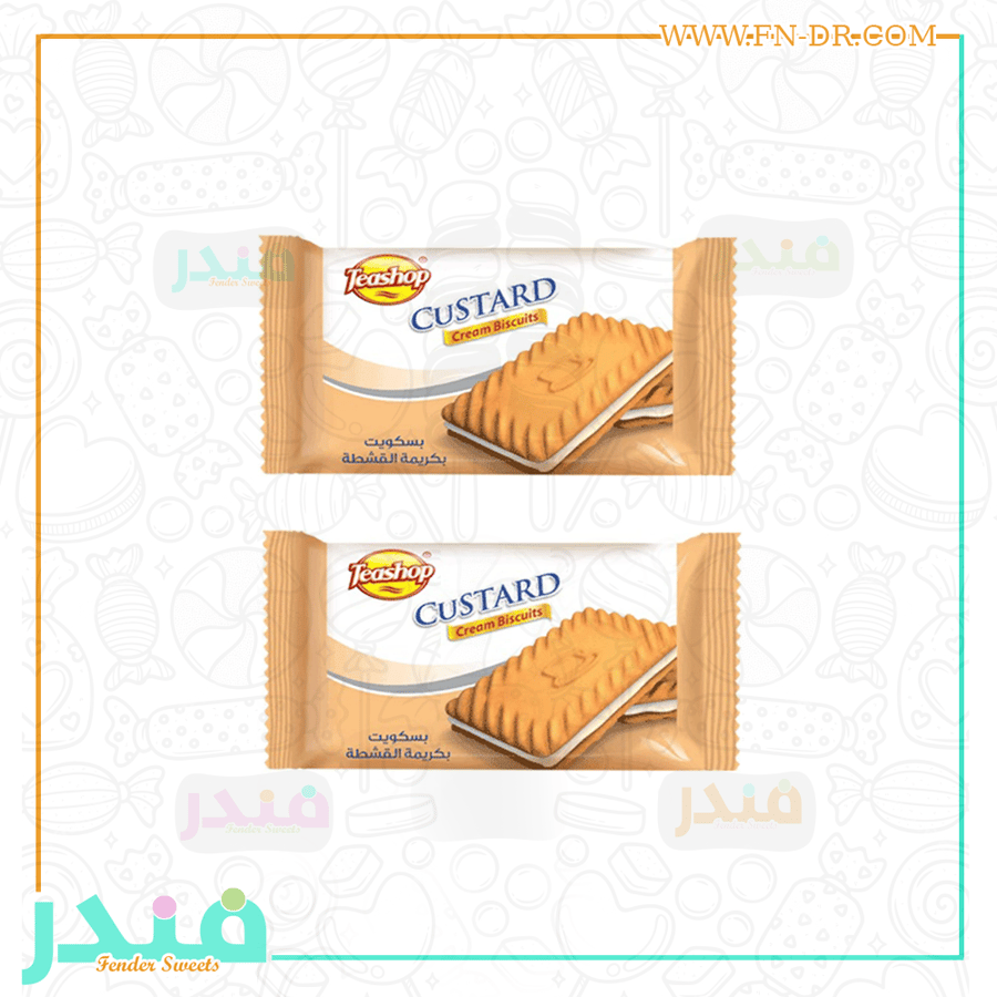بيسكويت بالقشطه