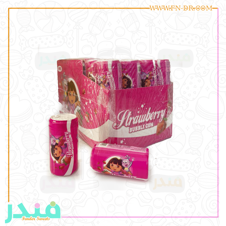 بوبلي جوم بنكهة الفراولة
