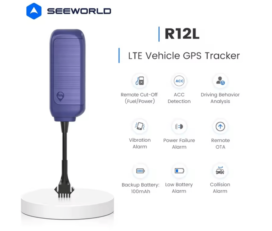 SEEWORLD R12L 4G - GPS Tracker جهاز تتبع 4G مع شريحة واشتراك