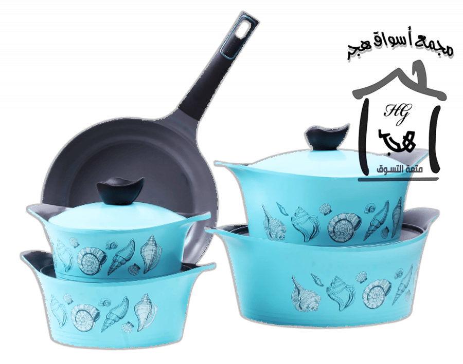 Flamingo pots 11-piece colorful