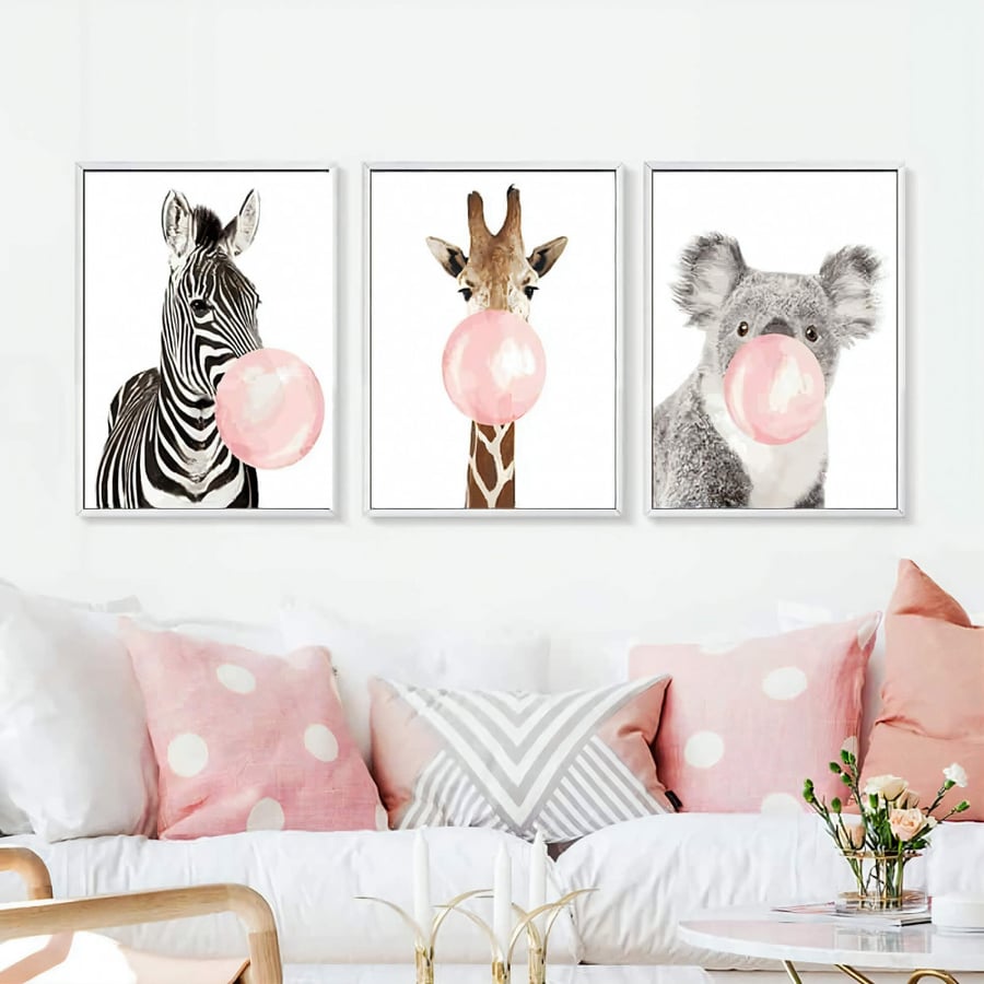 Canvas wall art set - triptych