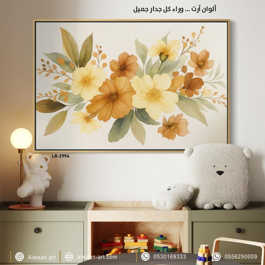 لوحة جدارية كانفس