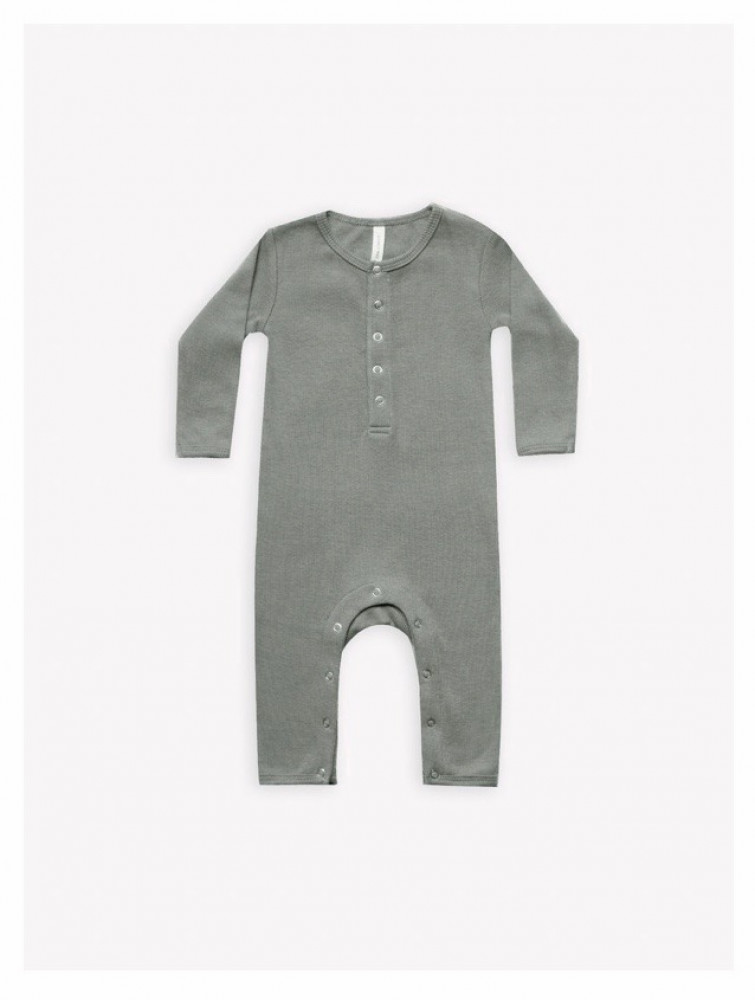 RIBBED JUMPSUIT - GREEN