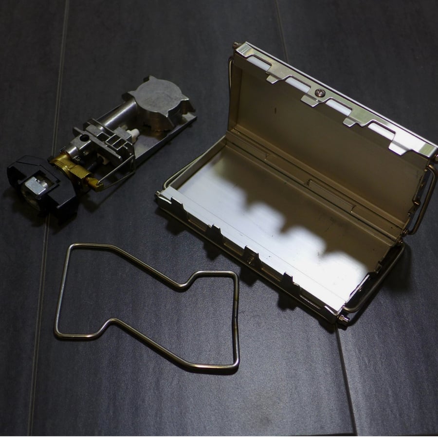 Desert flame stove, foldable