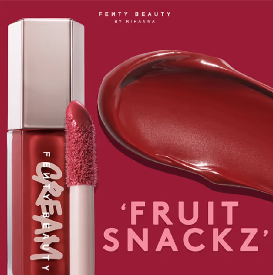 Glossy and enlarging lip balm Bomb Cream from Fenty Beauty
