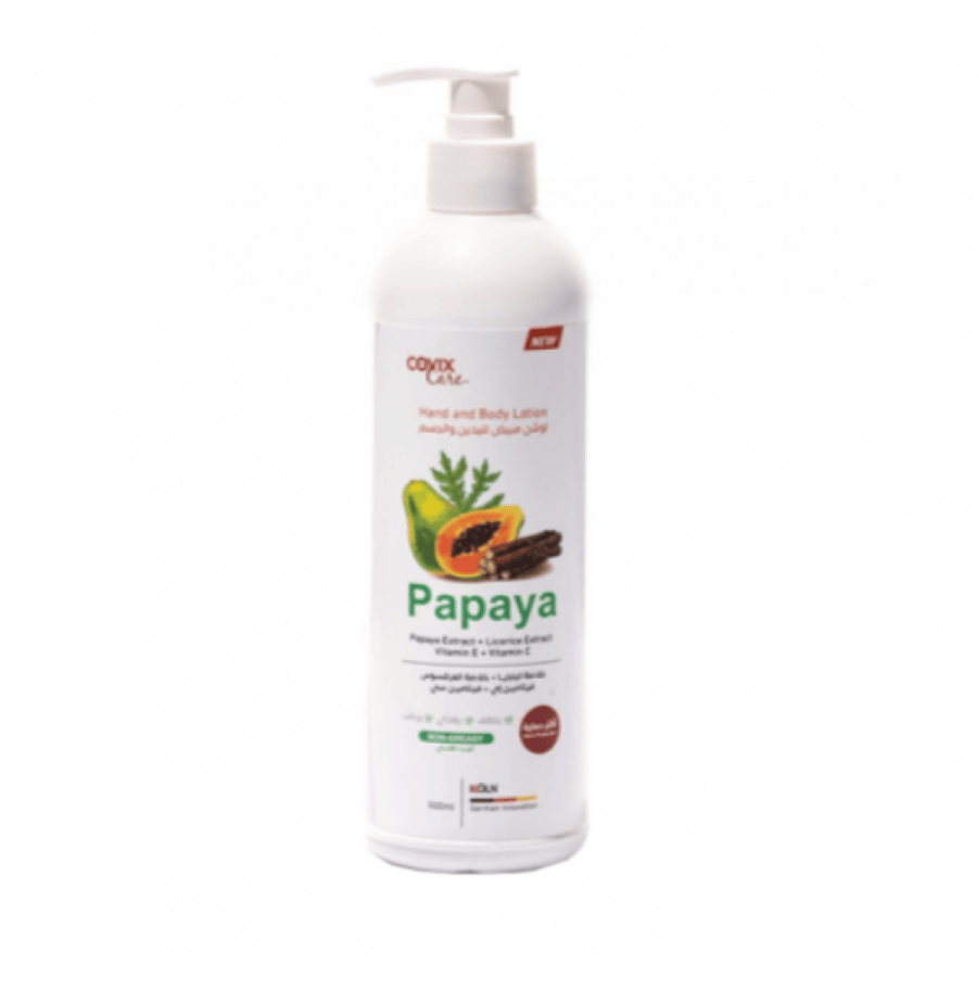 Whitening lotion for hands and body with papaya extract from Covex Care - 500ml