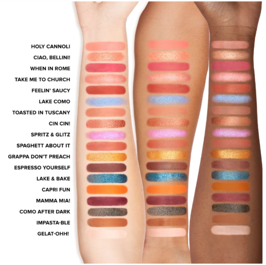 Tovised palette Italian