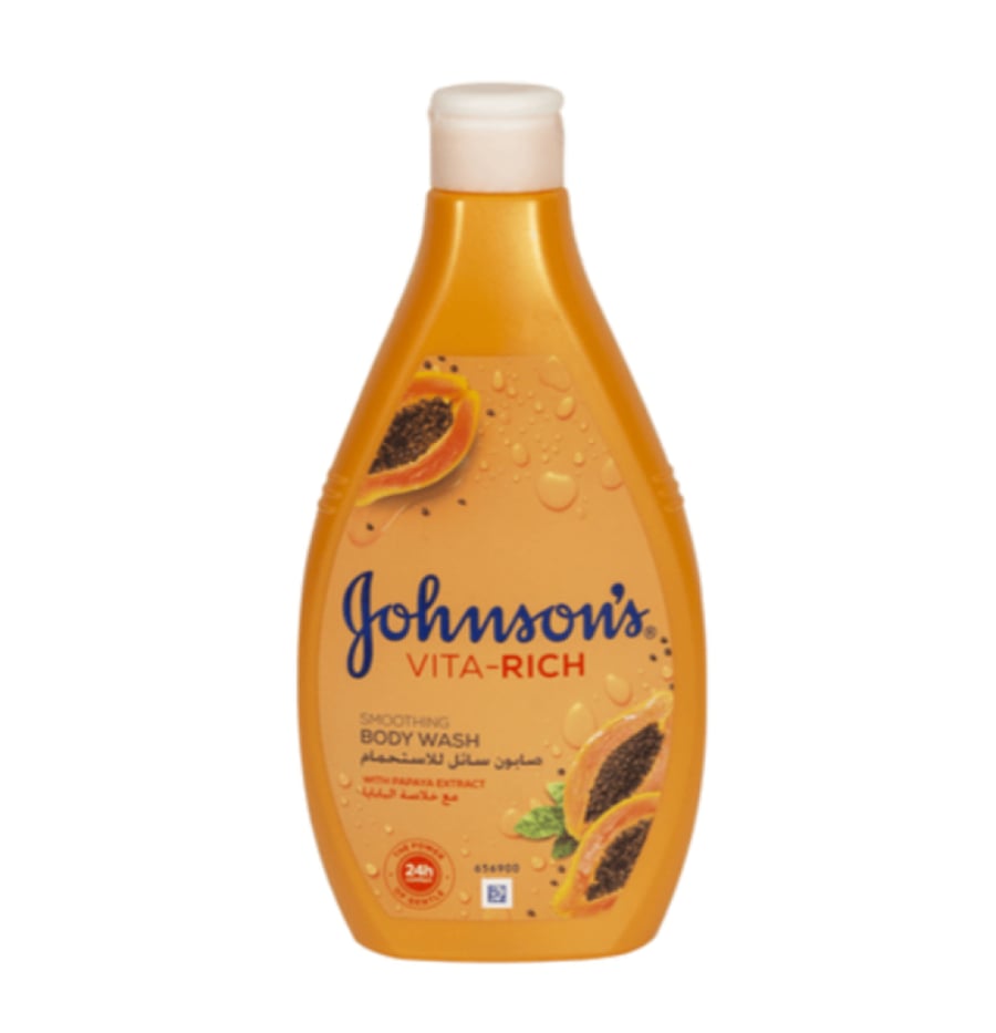 Vita Riche liquid shower soap with papaya extract from Johnson's - 400 ml