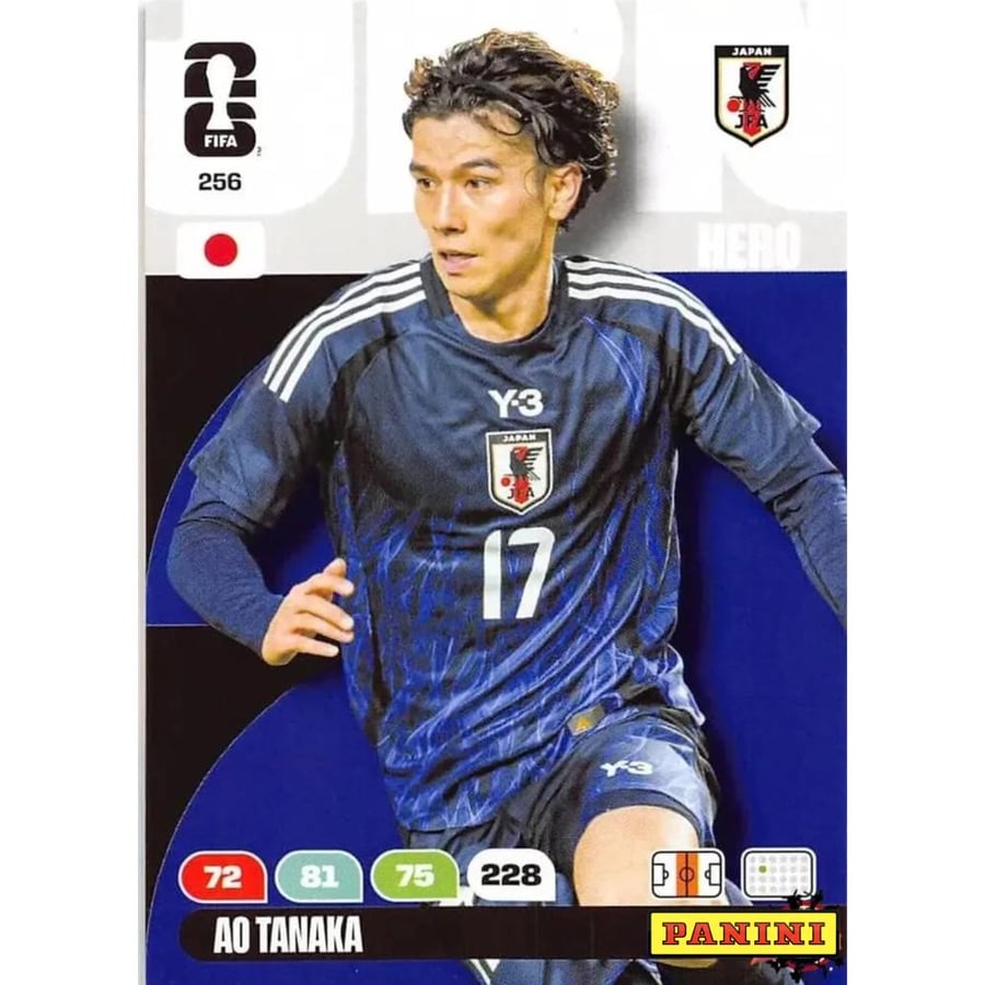 256 | Panini | Adrenalyn XL | FIFA World Cup | 2026 | Ao Tanaka | Japan