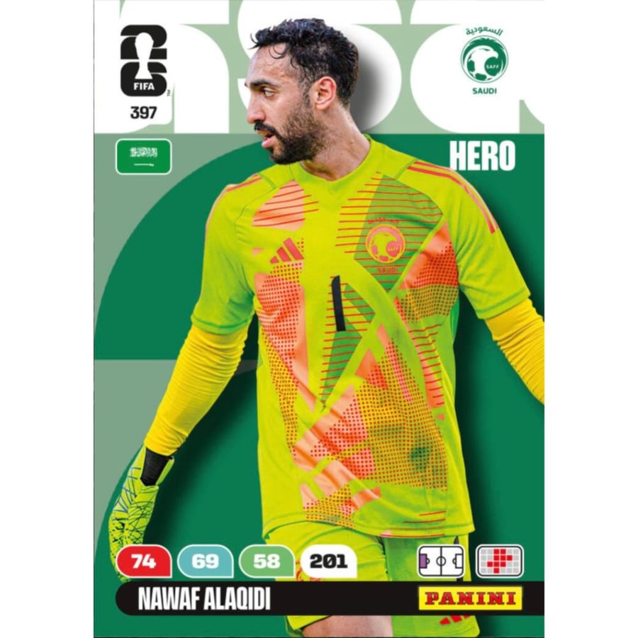 397 | Panini | Adrenlyn XL | FIFA World Cup | 2026 | Nawaf Alaqidi