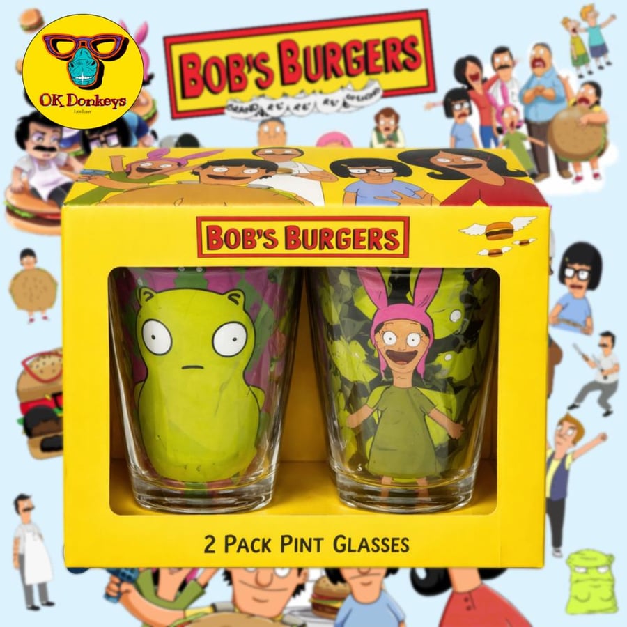 Bob's Burgers Pint Glass Set