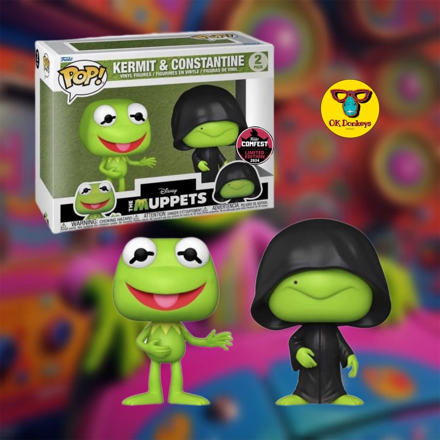 Funko Pop! The Muppets Kermit & Constantine Comfest 2024! 2-Pack