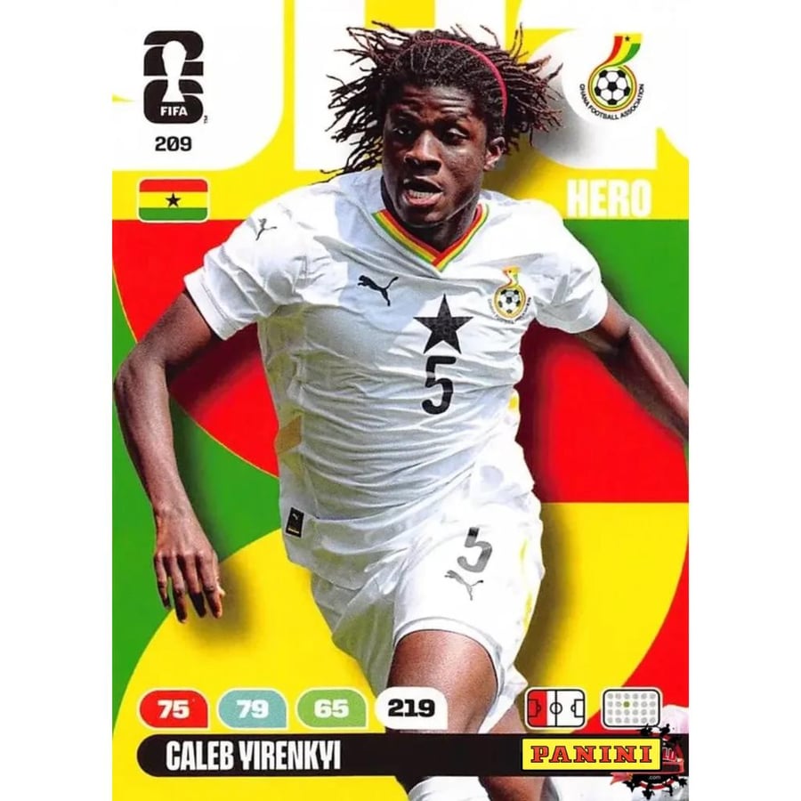 209 | Panini | Adrenalyn XL | FIFA World Cup | 2026 | Caleb Virenkvi | Ghana