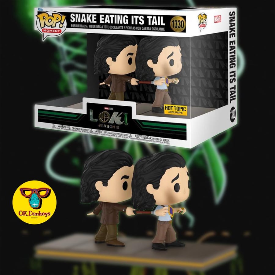 Hot Topic Exclusive Loki - Snake Eating Its Tail Funko Pop! Moment