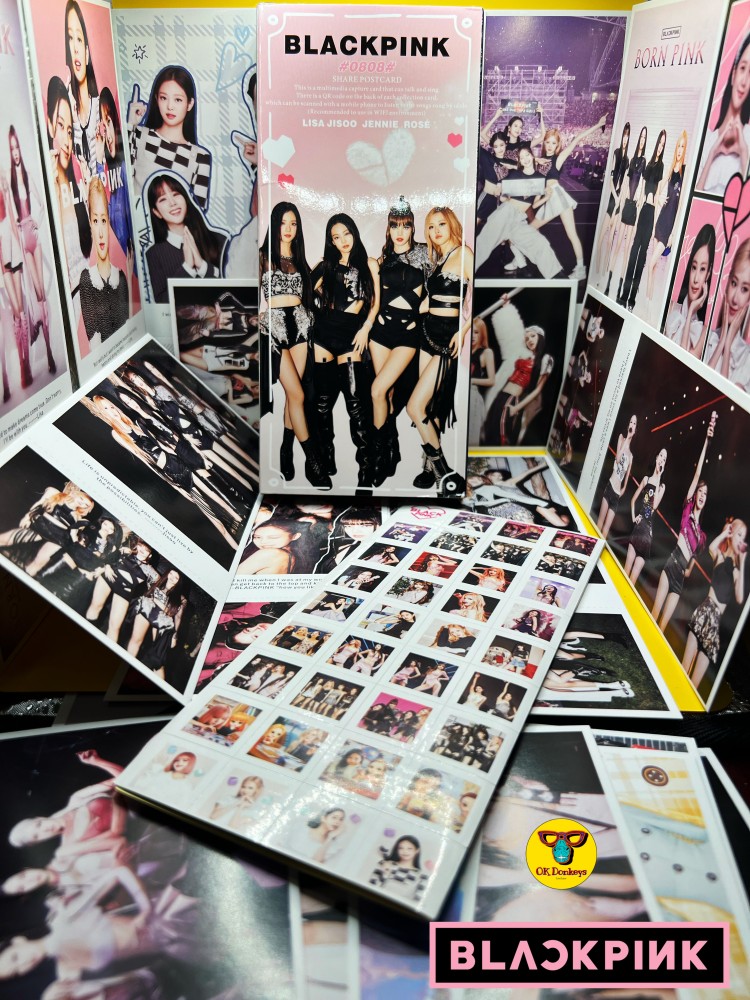 BLACKPINK Stickers, Lomo Card, Post Cards