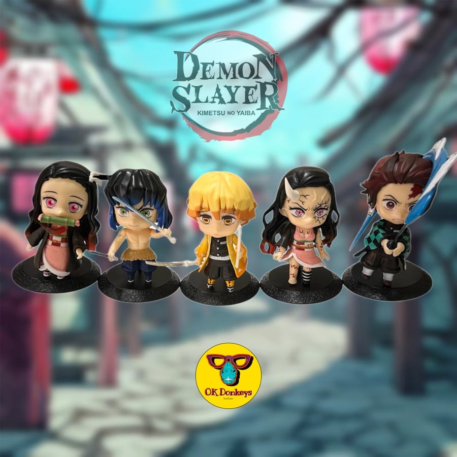 Demon Slayer Figures 5 Pc Mini
