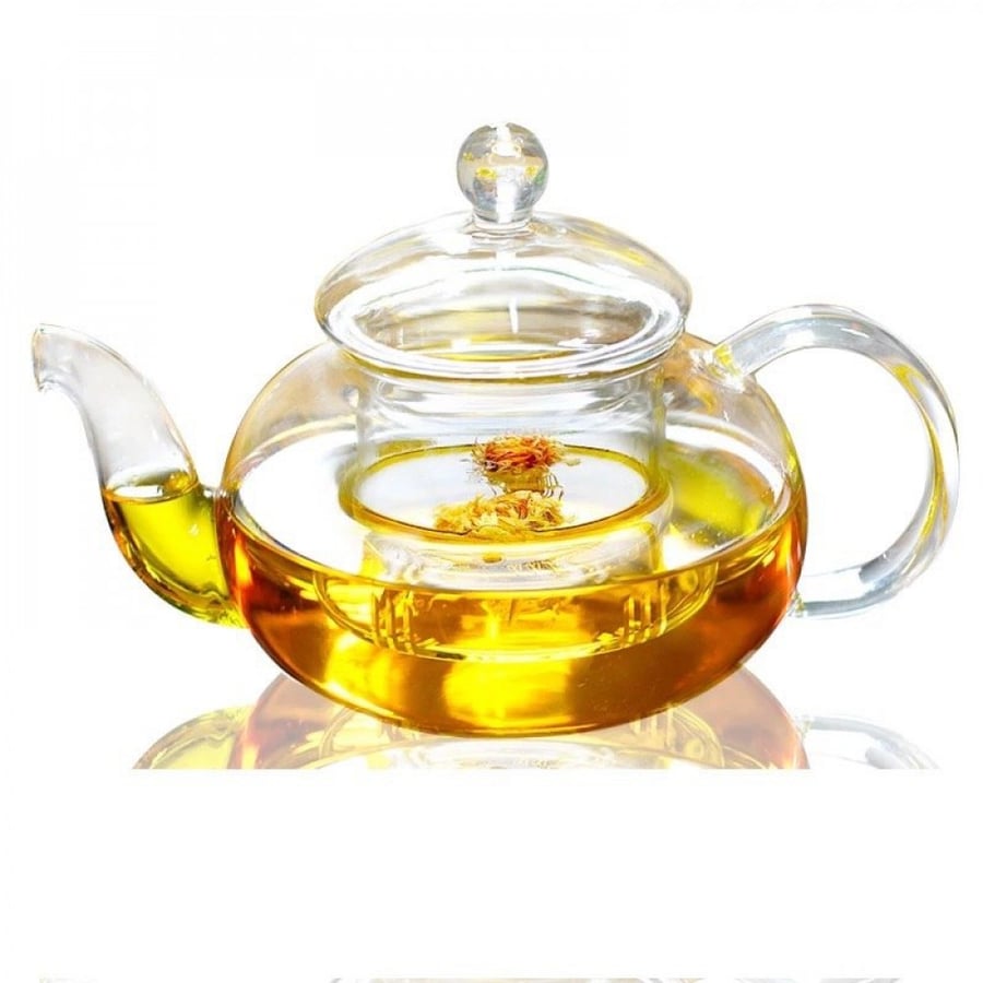 Transparent cooler with transparent filter, capacity: 700 ml
