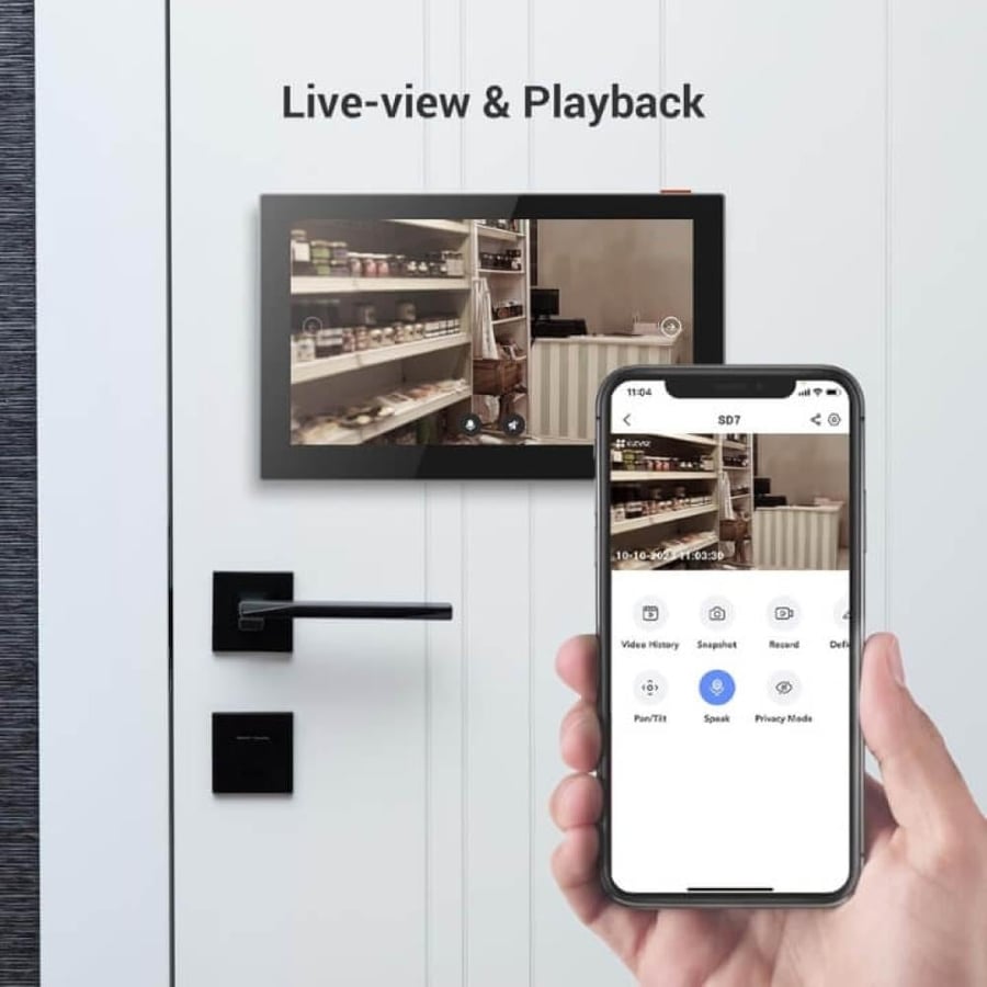 EZVIZ SD7 Smart Touchscreen Control for EZVIZ Devices | Complete Home Control Center