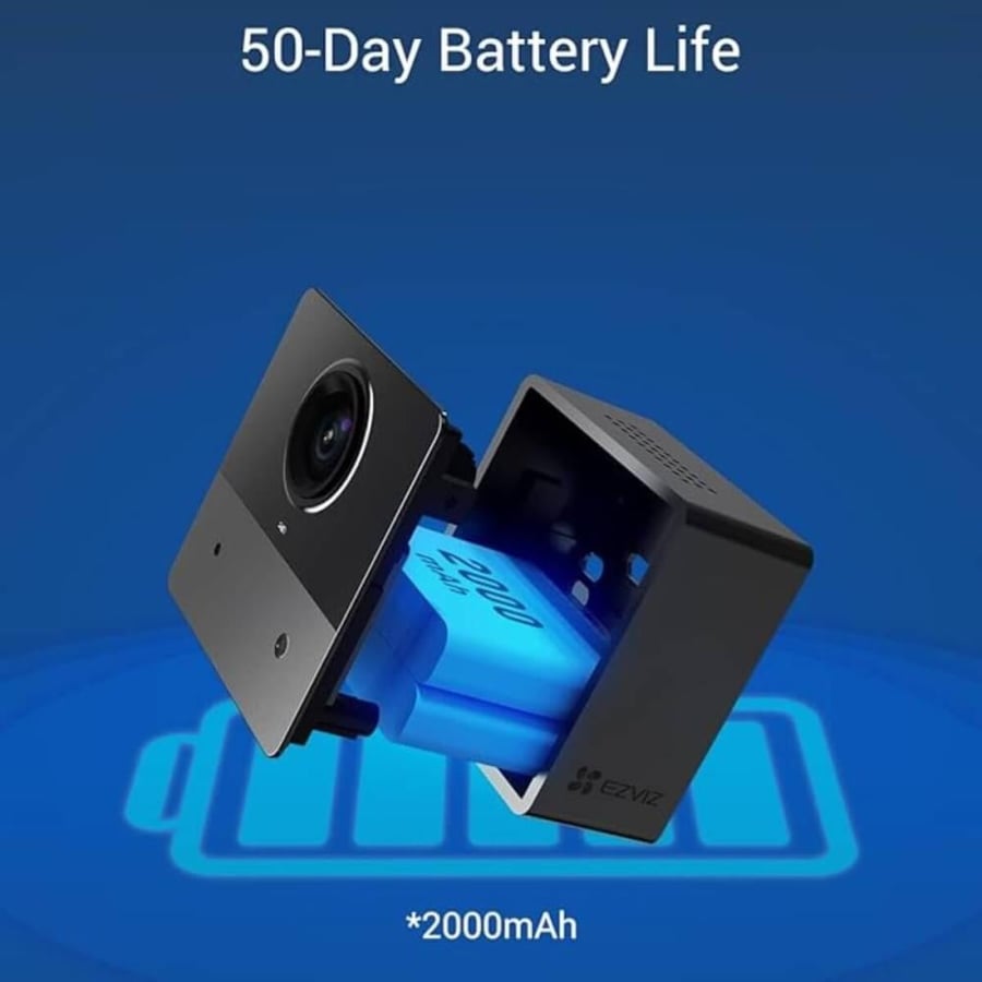 كاميرا مراقبة داخلية EZVIZ BC2 بدقة 1080p وبطارية تدوم طويلاً