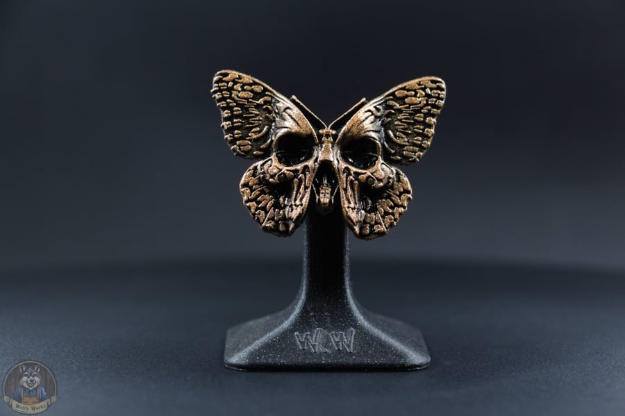 Ghostly butterfly broche