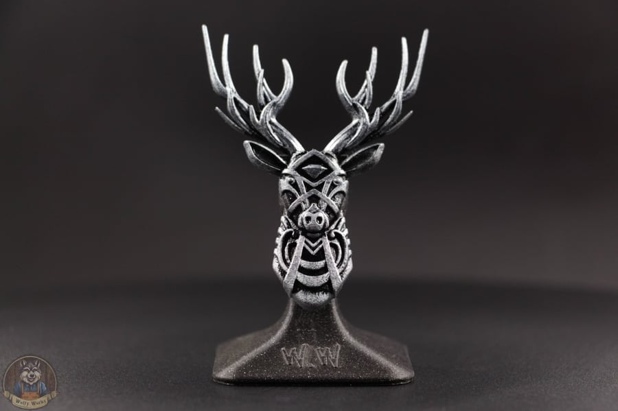 Mandala deer Broche