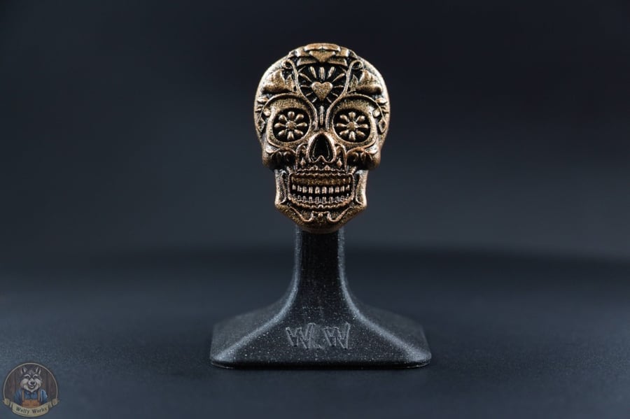 Mexican skull broche