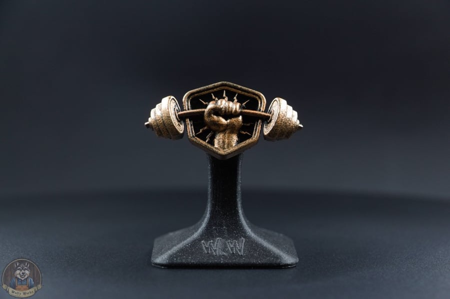 Dumbell Broche