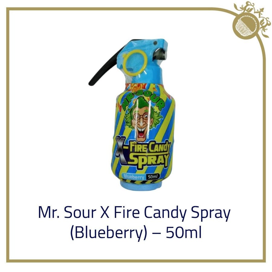 Mr Sour - X-Fire Candy Spray Blueberry