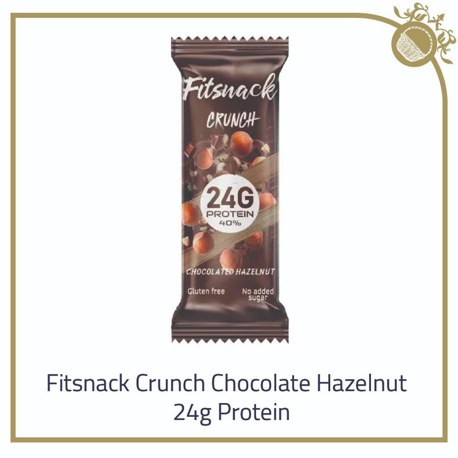 Fitsnack - Crunch Chocolate Hazelnut - 24g Protein