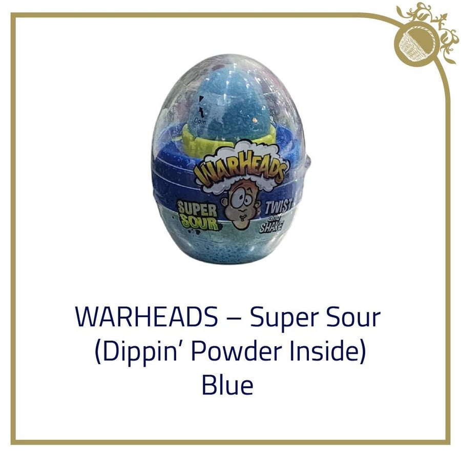 Warheads - Super Sour (Dippin' Powder Inside) Blue