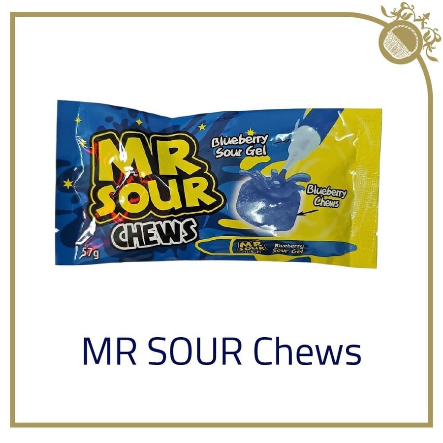 Mr Sour Chews Blueberry