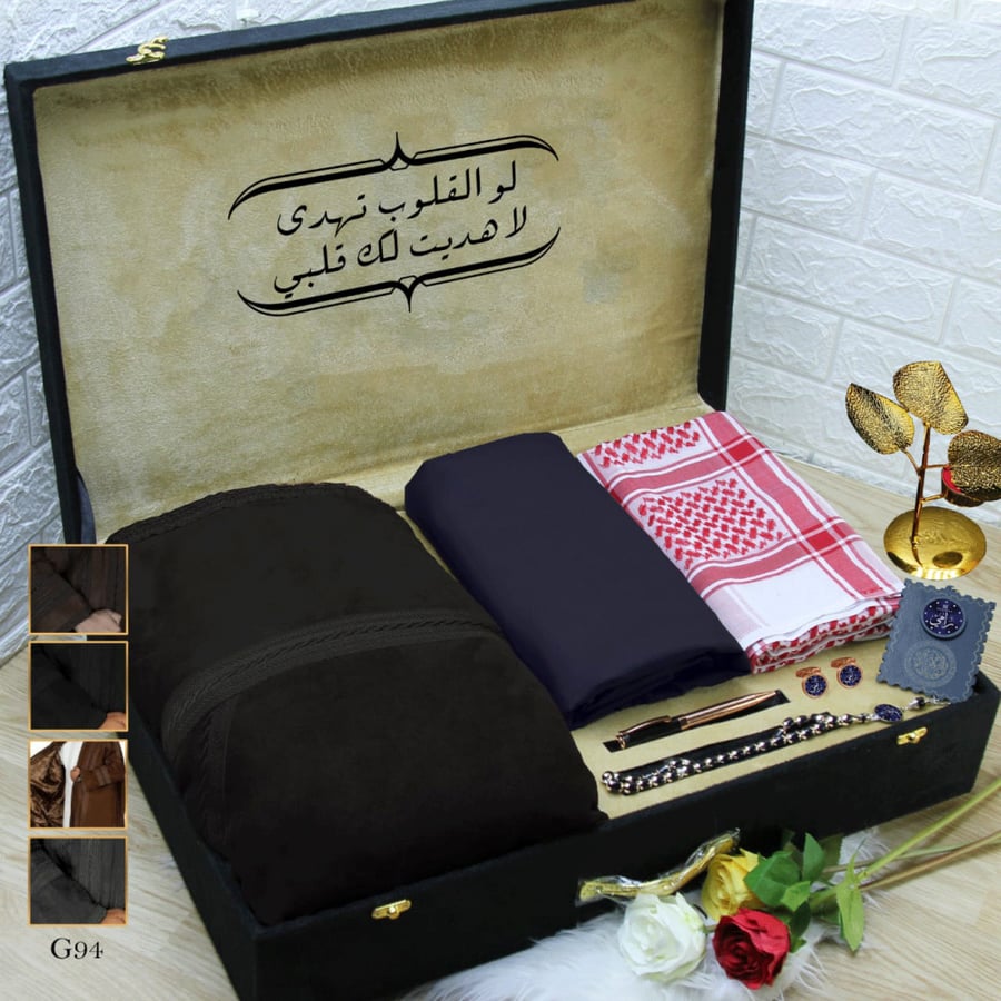 بوكس رجالي شتوي قماش شماغ فرو سلك الموديل HM-229838