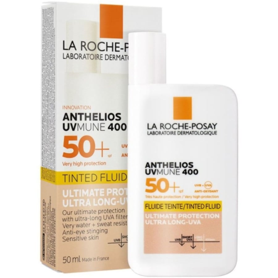 لاروش بوزريه - واقي شمس ملون بعامل حماية SPF50+‎ حماية عالية للغاية من الأشعة فوق البنفسجية 50مل
