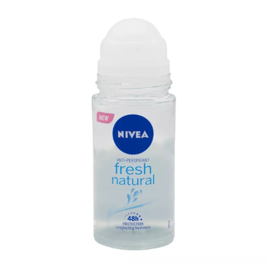Fresh Natural نيفيا رول انتعاش فريش ابيض شفاف 50مل