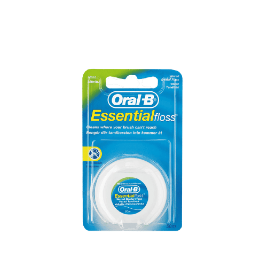Waxed Dental Floss خيط اسنان اورال بي 50متر