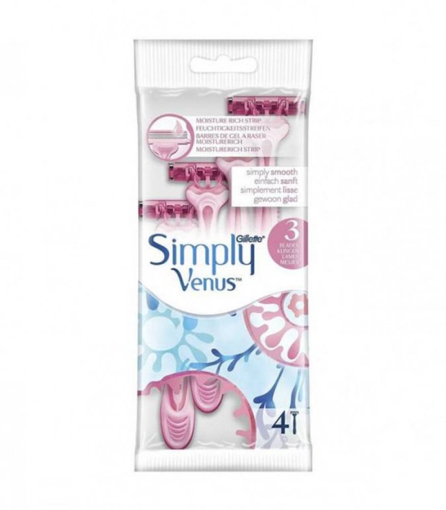 Simply Venus3 epilator women's machine 4+1 pink bag