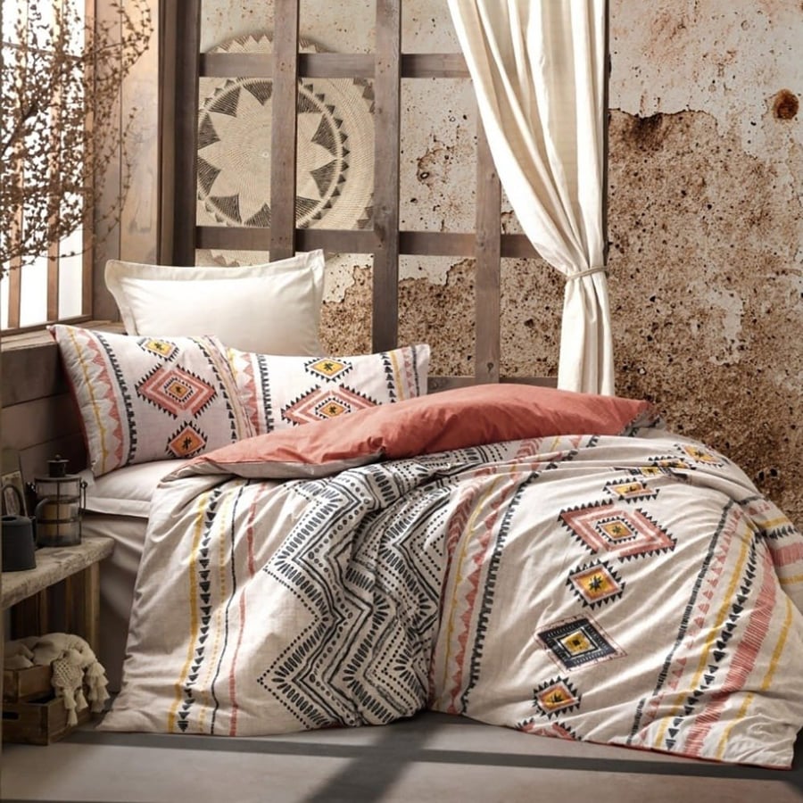 Double summer cotton bedspread 8 pieces - Solana