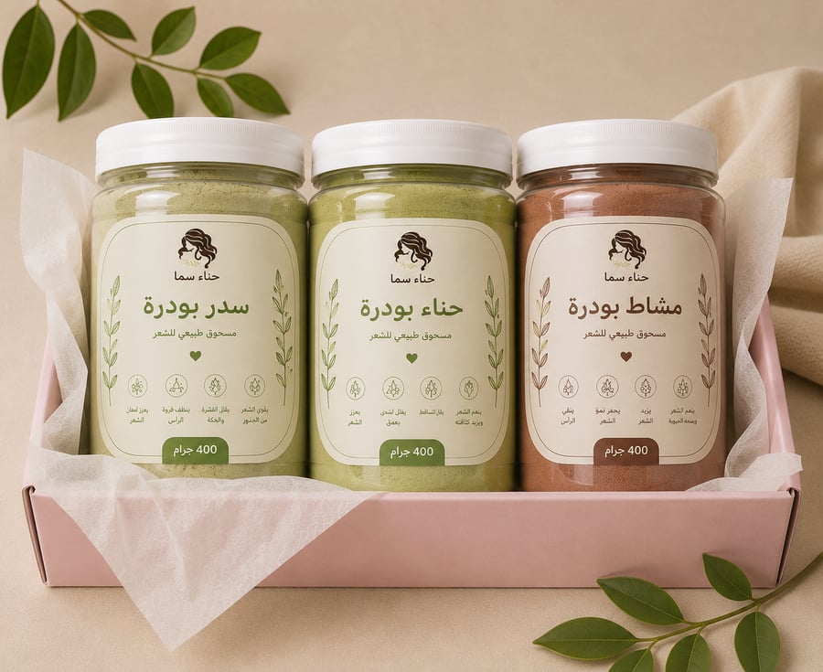 سدر جاف حنا جاف مشاط احمر