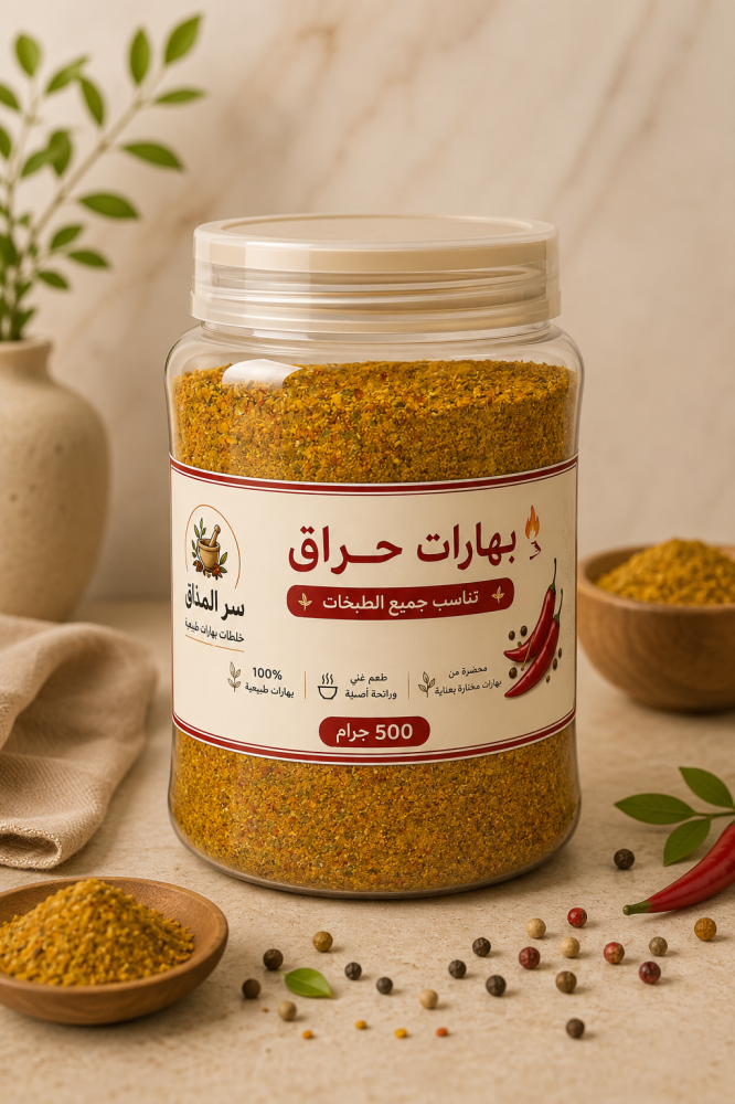 بهارات سر المذاق  حراق  ٥٠٠ جرام
