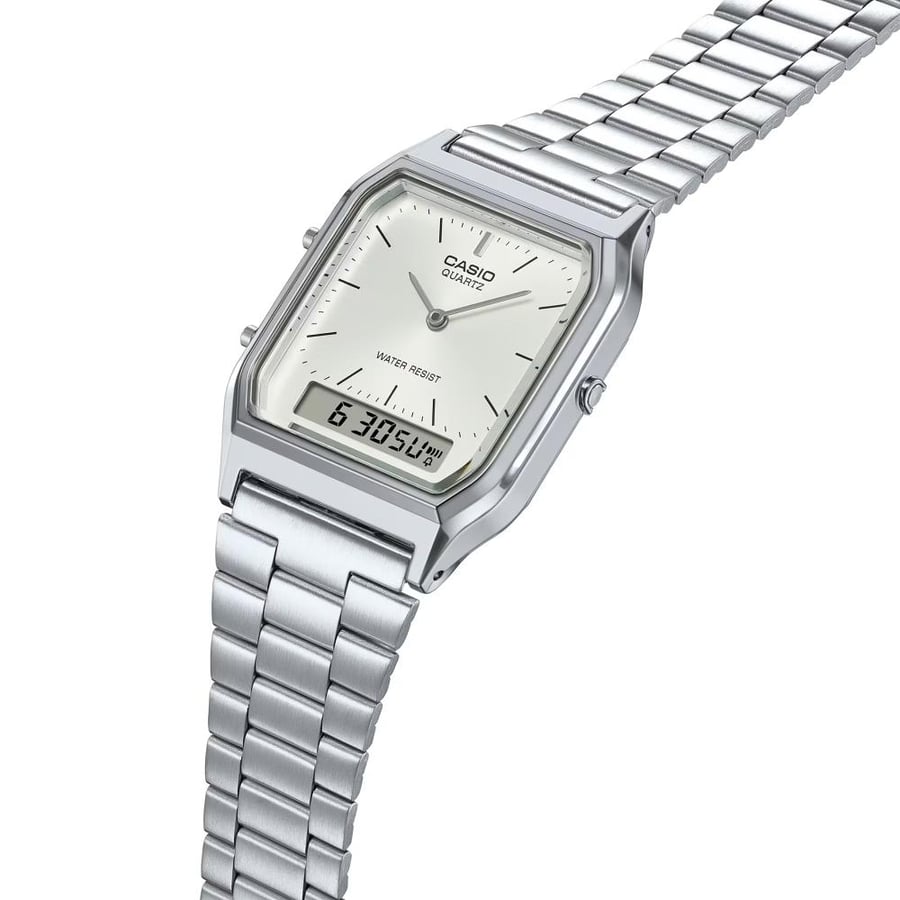 ساعة دبل تايم كاسيو AQ-230A-7AMQY