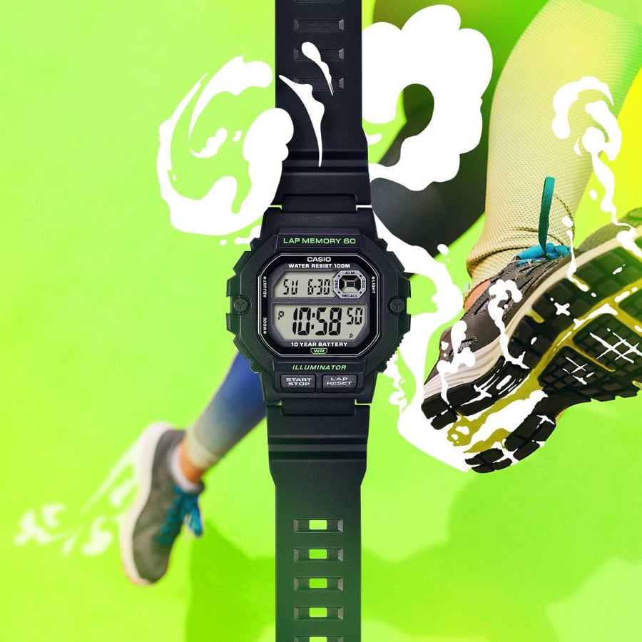 ساعة شبابية من كاسيو WS-1400H-1AV