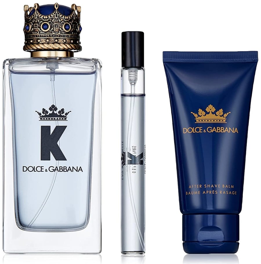 طقم دولتشي غابانا  كنج او دي تواليت (عطر 100مل + افترشف 75مل + عينة للشنطة 10مل)
