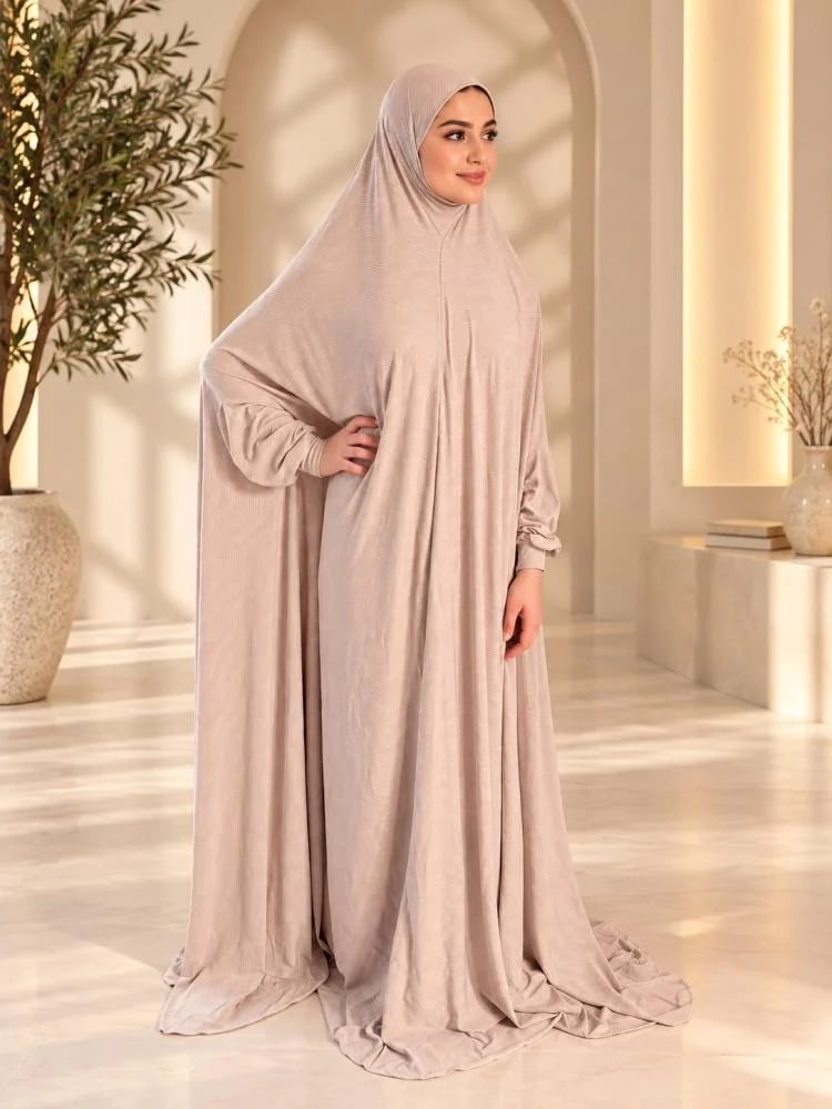 شرشف صلاة كرم دبل كلوش سادة