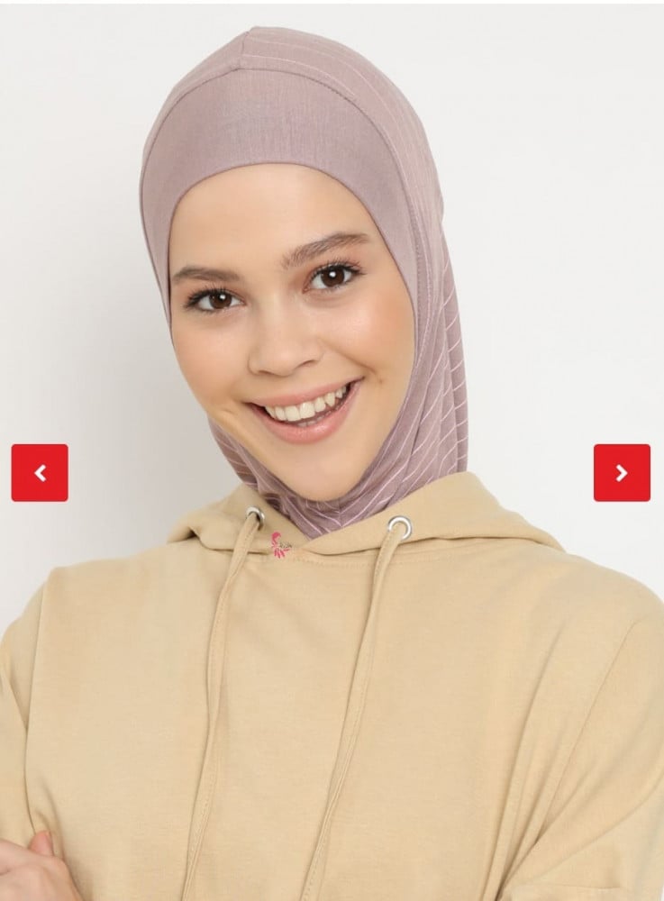 حجاب رياضي قطن قطعة واحدة